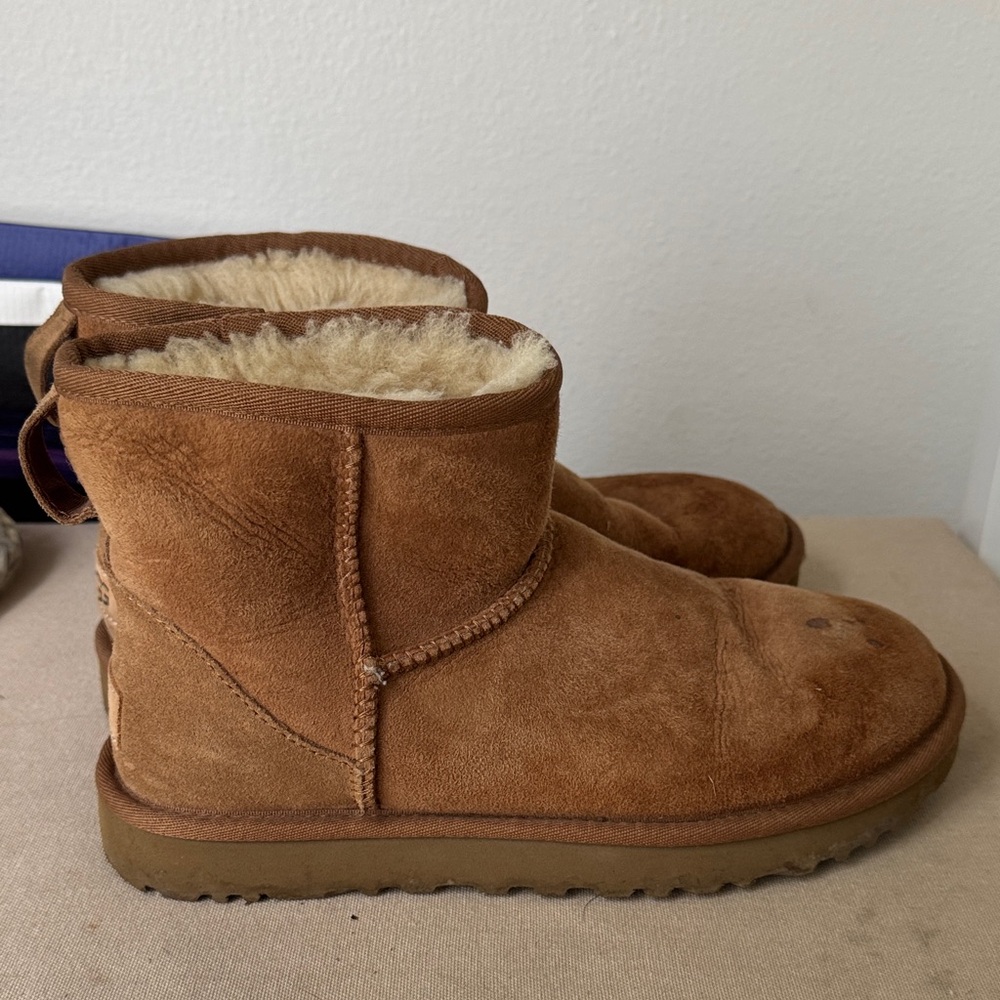UGG Chestnut Suede Bootie